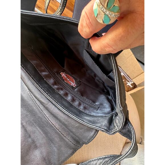 Harley Davidson leather fringe purse - Picture 5 of 6